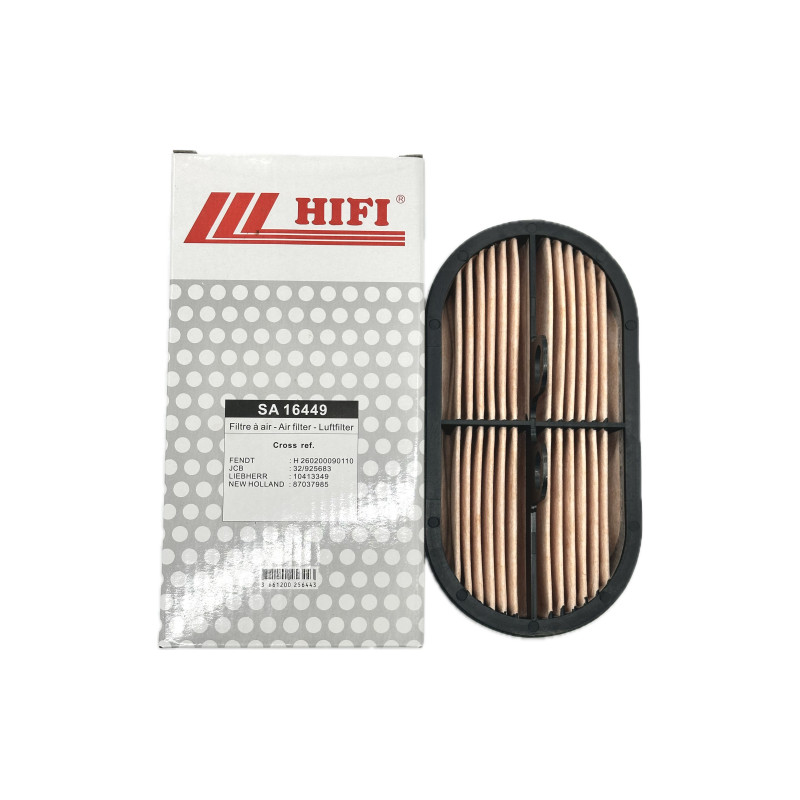 Filtr powietrza Deutz-Fahr Lamborghini Same Merlo HIFI SA16449 0.900.1383.9