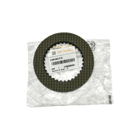 Tarcza / Tarczka sprzęgła półbiegu 2,5 mm Deutz-Fahr SAME Lamborghini SDF  0.008.5632.2/10