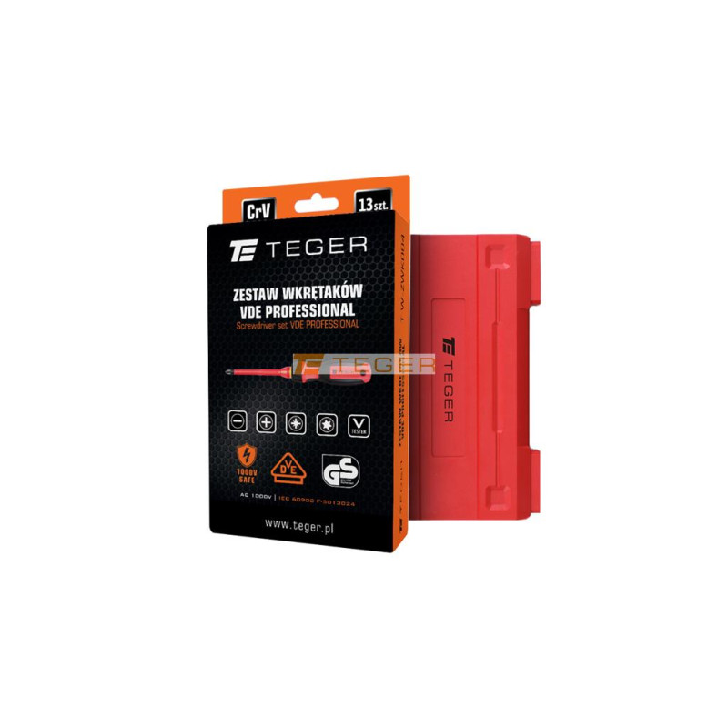 Zestaw wkrętaków VDE PROFESSIONAL 12 szt / Certyfikat GS/VDE do 1000V Zestaw wkrętaków VDE PROFESSIONAL 12 szt / Certyfikat GS/VDE do 1000V