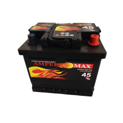 Akumulator 12V 45Ah 380A AmperMAX AM45P  Polaryzacja P+