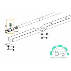 Tuleja wału przedni napęd Deutz-Fahr, Same, Lamborghini SDF Parts 0.008.7231.0/30, 0.008.7231.0