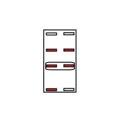 Włącznik, przełącznik świateł podświetlany - Deutz, Same, Ferguson