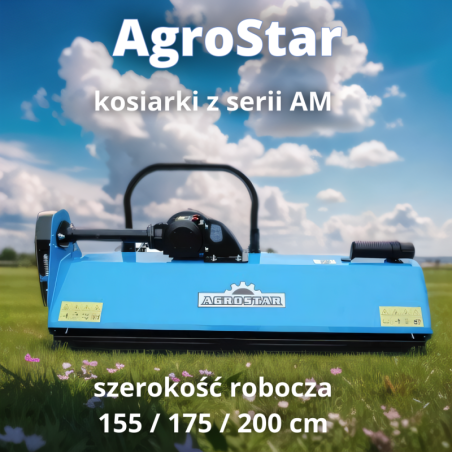 Kosiarka bijakowa, mulczer 155cm - Agrostar AM-155