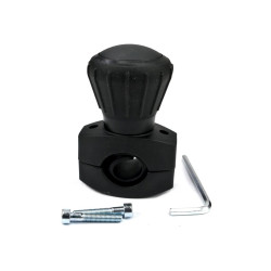 Gałka kierownicy na łożysku. kolor czarna