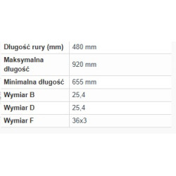 Łącznik centralny  KAT.2 655/920mm widełki+kula