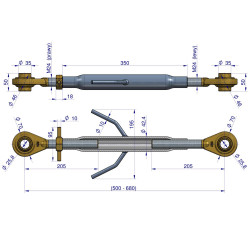 Łącznik centralny kompletny C-330 ORYGINAŁ URSUS
