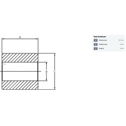 Tulejka redukcyjna, 19.4 - 25.7 mm L-51