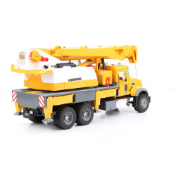 Ciężarówka MACK Granite z Dźwigiem Liebherr LTF 1045-4.1 02818 Zabawka Bruder