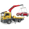 MAN TGS pomoc drogowa z samochodem roadster 03750 Zabawka Bruder