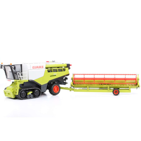 Kombajn zbożowy na gąsienicach Class Lexion 780 + wózek pod heder 02119 Zabawka Bruder
