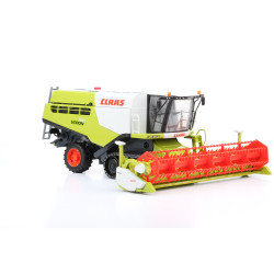 Kombajn zbożowy na gąsienicach Class Lexion 780 + wózek pod heder 02119 Zabawka Bruder