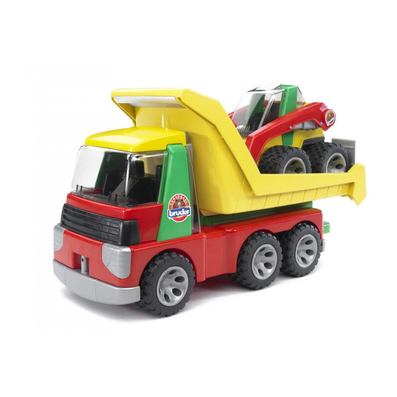 Ciężarówka wywrotka + ładowacz  20070 Zabawka Bruder dla dzieci 2+